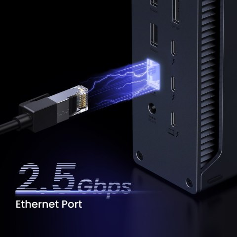 13w1 Stacja dokująca Thunderbolt 4 / USB-A / DP / RJ45 / czytnik SD TF / USB-C / mini jack