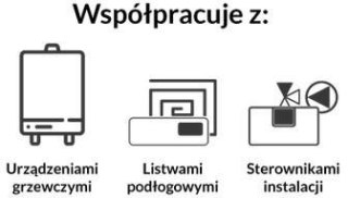 Przewodowy dwustanowy regulator pokojowy biały ST-292v3 Tech sterowniki