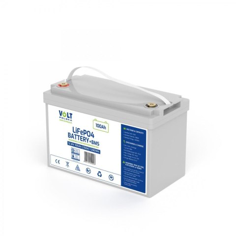 AKUMULATOR VOLT POLSKA LITOWO-ŻELAZOWO-FOSFORANOWY LiFePO4 12V 100Ah 150A AKUMULATOR VOLT POLSKA LITOWO-ŻELAZOWO-FOSFORANOWY LiFePO4 12V 100Ah 150A