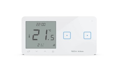 Bezprzewodowy włącznik światła podw. z regulatorem pokojowym biały WSR-02L Tech Sterowniki Bezprzewodowy włącznik światła podw. z regulatorem pokojowym biały WSR-02L Tech Sterowniki