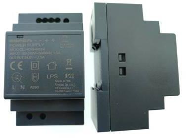 ZASILACZ IMPULSOWY NA SZYNĘ DIN ESPE HDN-10024 24V/100W/3.8A ZASILACZ IMPULSOWY NA SZYNĘ DIN ESPE HDN-10024 24V/100W/3.8A