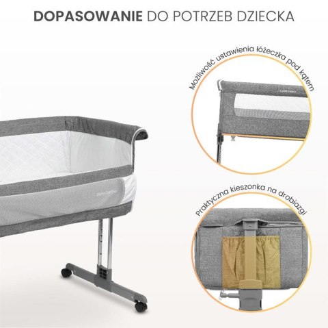 ŁÓŻECZKO SLEEP2GETHER GRAPHITE