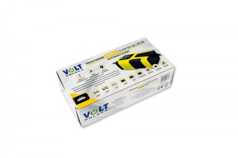 Prostownik Automatyczny Volt Polska 12V 4A / 6V 2A LCD Prostownik Automatyczny Volt Polska 12V 4A / 6V 2A LCD