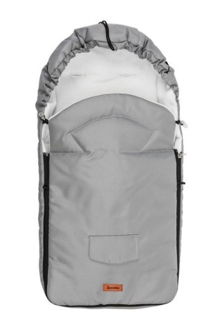 ŚPIWOREK POLAR LIGHT GREY DO WÓZKA (95x40)
