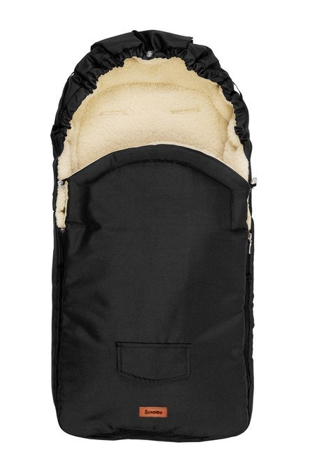 ŚPIWOREK WEŁNA - BLACK DO WÓZKA (95x40) ŚPIWOREK WEŁNA - BLACK DO WÓZKA (95x40)