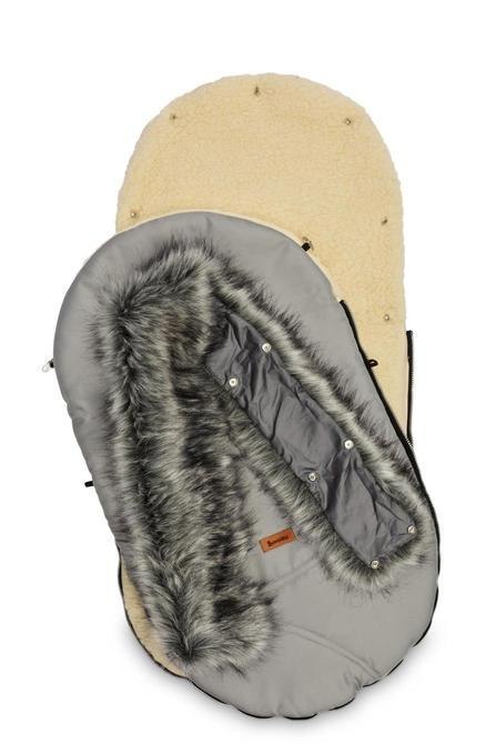 ŚPIWOREK ESKIMO GREY / WEŁNA 100 X 46 ŚPIWOREK ESKIMO GREY / WEŁNA 100 X 46