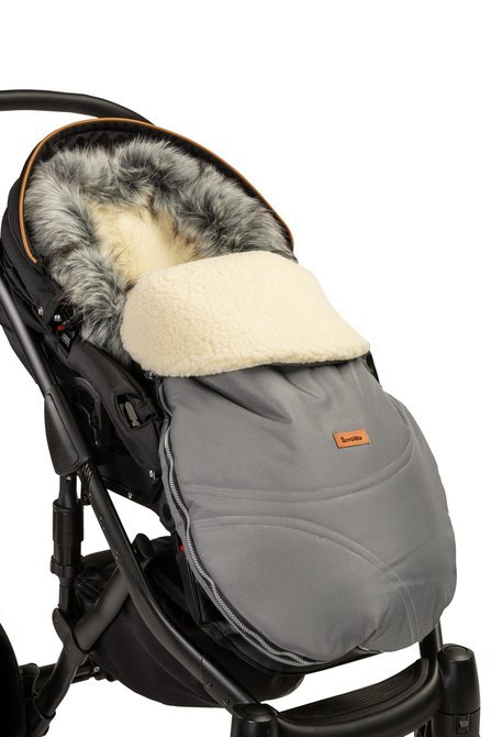 ŚPIWOREK ESKIMO GREY / WEŁNA 100 X 46 ŚPIWOREK ESKIMO GREY / WEŁNA 100 X 46