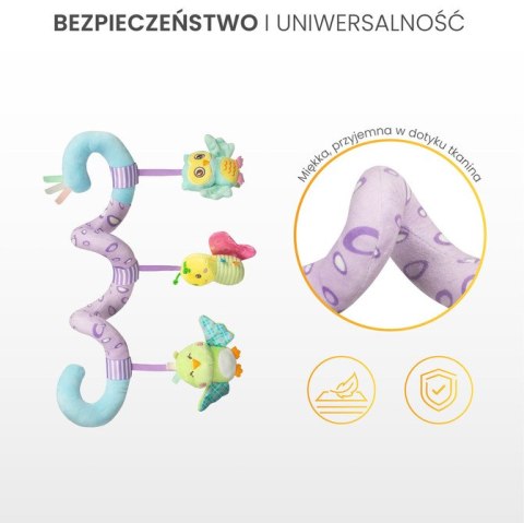 COLORFUL SPRĘŻYNKA EDUKACYJNA SOWA