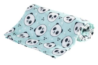 0310 PIELUSZKA BAMBUSOWA 75X75 PANDA MIĘTA