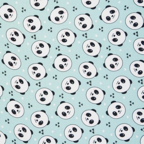 0310 PIELUSZKA BAMBUSOWA 75X75 PANDA MIĘTA 0310 PIELUSZKA BAMBUSOWA 75X75 PANDA MIĘTA
