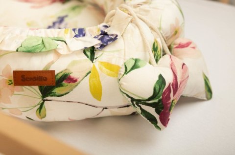 GNIAZDO/KOKON VELVET MAGNOLIA RÓŻOWY 80x45