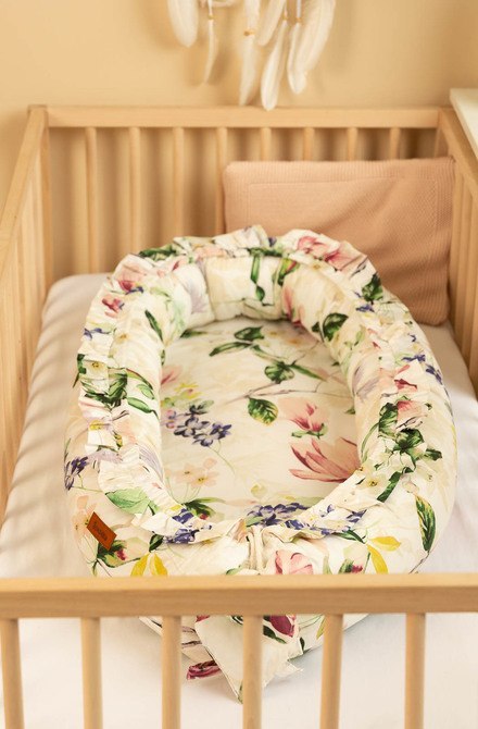 GNIAZDO/KOKON VELVET MAGNOLIA RÓŻOWY 80x45