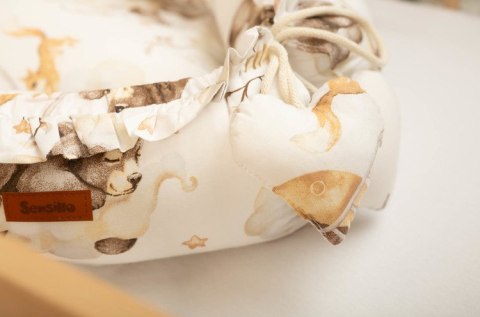 GNIAZDO/KOKON VELVET SEN BEŻOWY 80x45