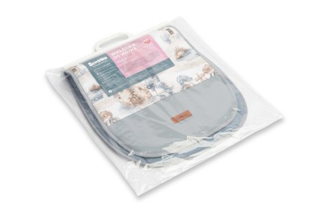 WKŁADKA MUŚLINOWA DO WÓZKA - SMOKI JEANS WKŁADKA MUŚLINOWA DO WÓZKA - SMOKI JEANS