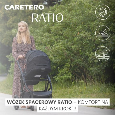 WÓZEK SPACEROWY RATIO BLACK