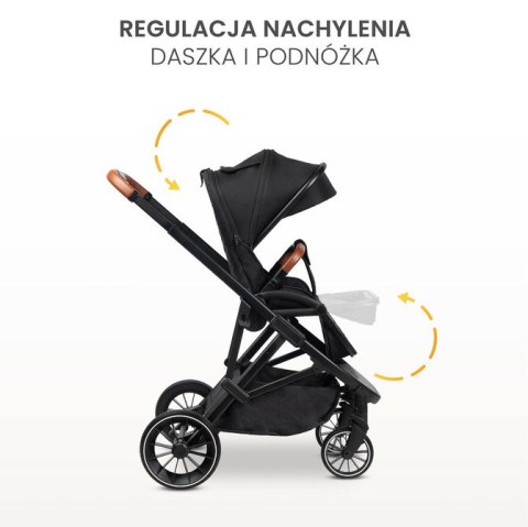 WÓZEK SPACEROWY RATIO DARK GREY