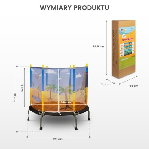 TRAMPOLINA DZIECIĘCA - DINO