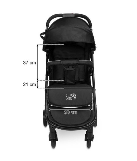 WÓZEK SPACEROWY SFERA BLACK