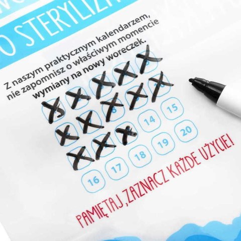 1622 WORECZKI DO STERYLIZACJI 5SZT BL162 1622 WORECZKI DO STERYLIZACJI 5SZT BL162