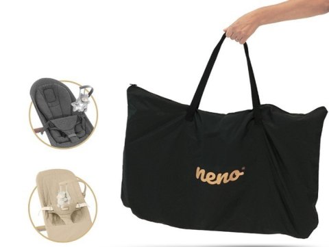 5718 NESSO DARK GREY LEŻACZEK + TORBA