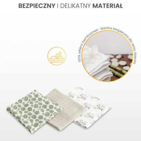 PIELUCHA BAMBUSOWA 3-pak JEŻYK BLUE 70X80
