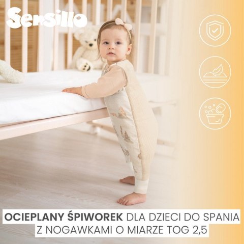 ŚPIWOREK OCIEPLANY XL JEŻE SZMARAGDOWY TOG 2.5