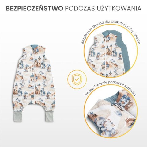 ŚPIWOREK OCIEPLANY XL JEŻE SZMARAGDOWY TOG 2.5