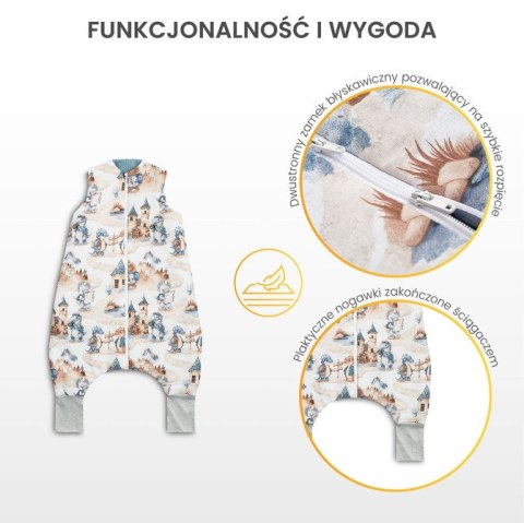ŚPIWOREK OCIEPLANY L JEŻE SZMARAGDOWY TOG 2.5