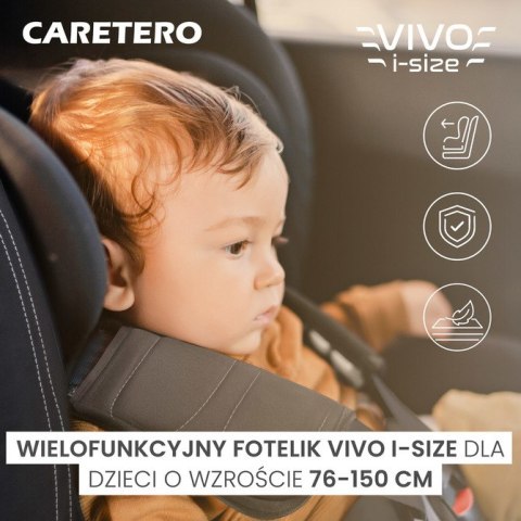 FOTELIK VIVO I-SIZE GRAPHITE (76-150)