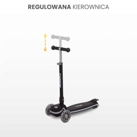 HULAJNOGA 3-KOŁOWA CARBON PINK