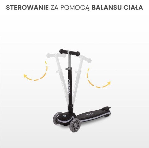 HULAJNOGA 3-KOŁOWA CARBON PINK
